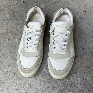 Burberry leather n nova chek sneakers